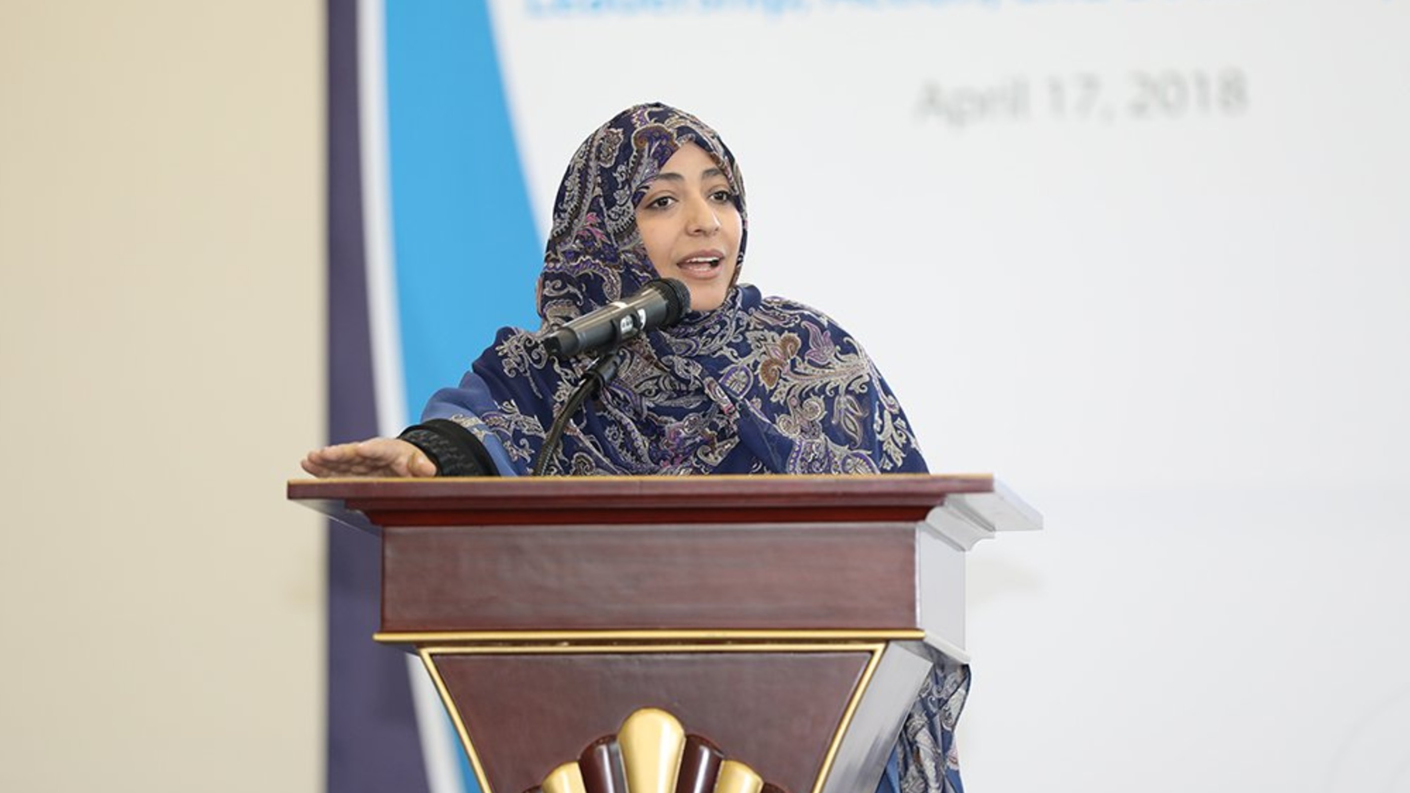 في محاضرة بملتقى دولي في الدوحة...توكل كرمان: مشاركة المجتمع المدني في تماسك الأوطان مهمة أساسية في عالم اليوم
